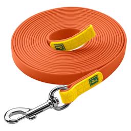 Hunter Convenience Gummi Spor Line Til Hund 5 Meter 2,0mm Orange